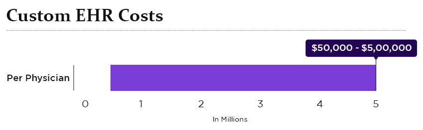 Custom EHR Costs
